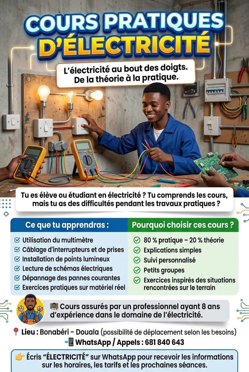 Formation Pratique en Électricité — 1/2