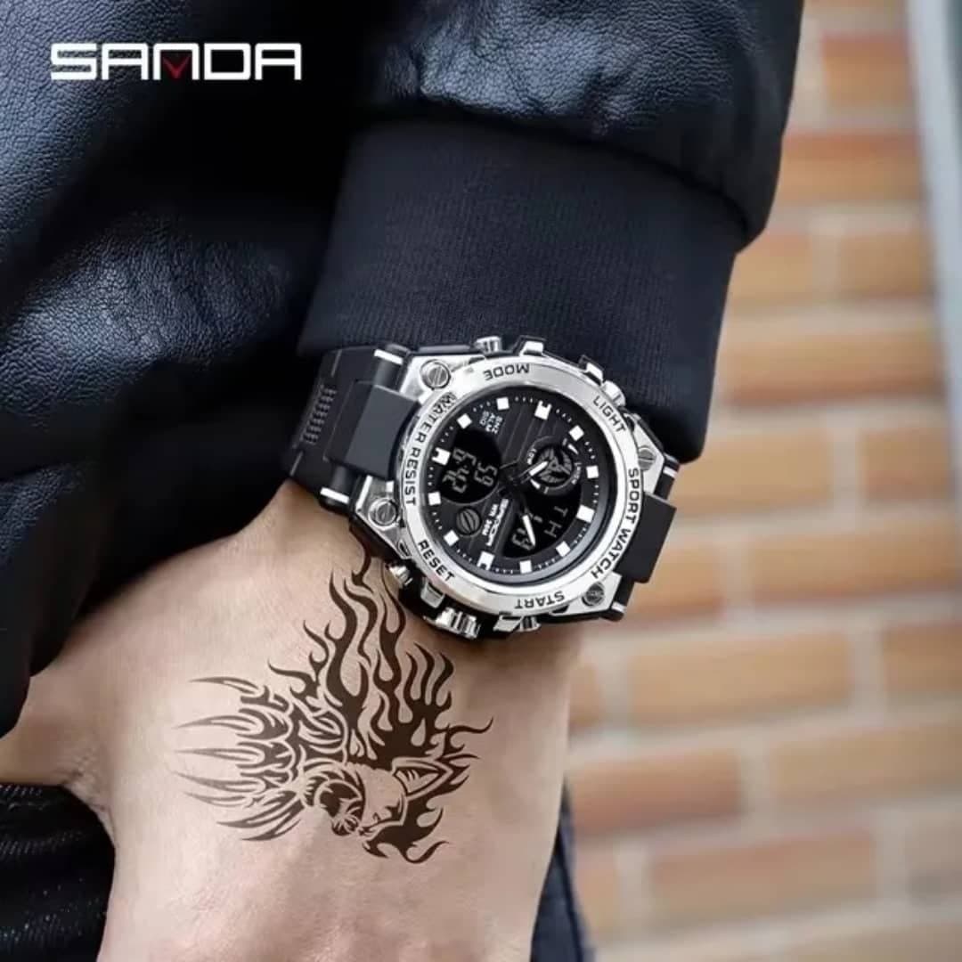 Montre sport type militaire tout terrain — 1/8