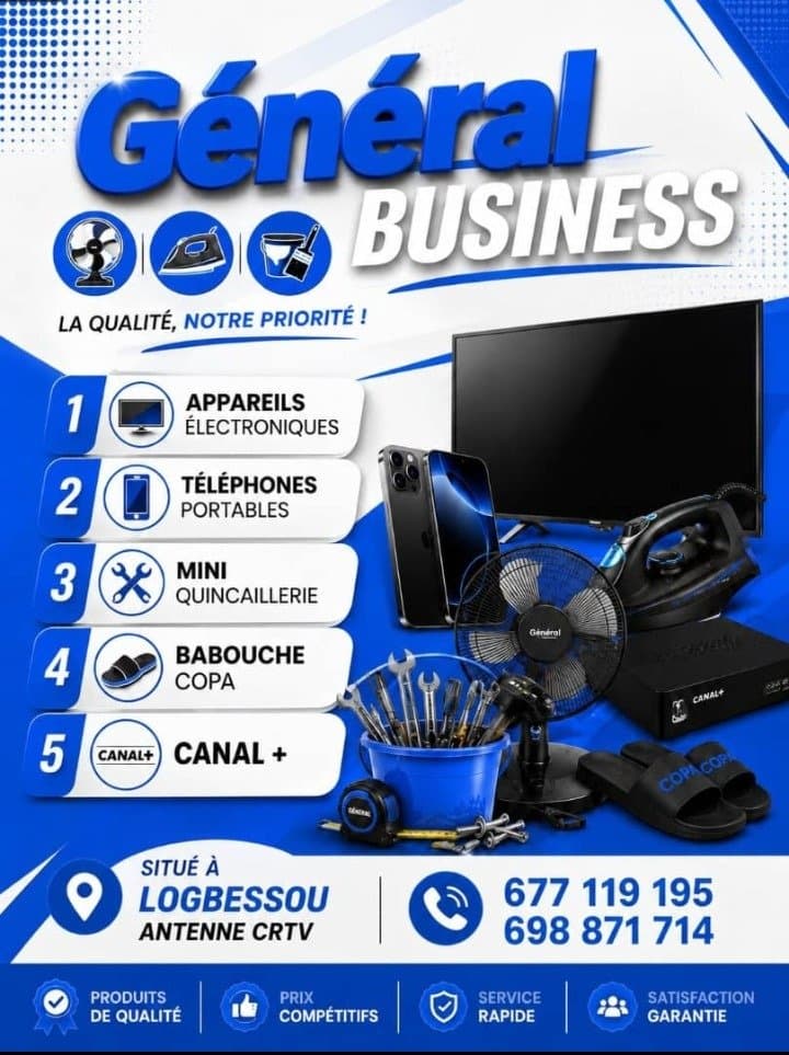 Outils de quincaillerie , électro ménager et recharge bouquet canal + — 1/1