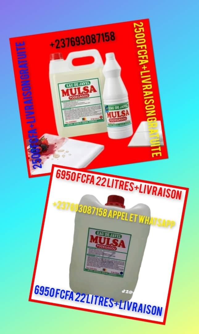 Eau de javel Mulsa PODEGAGOU â 1/1