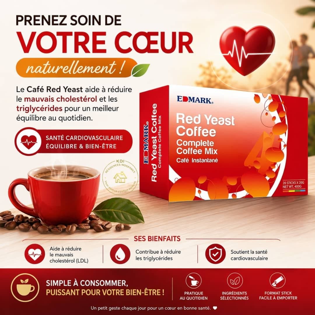 CAFÉ RED YEAST d'EDMARK — 1/4
