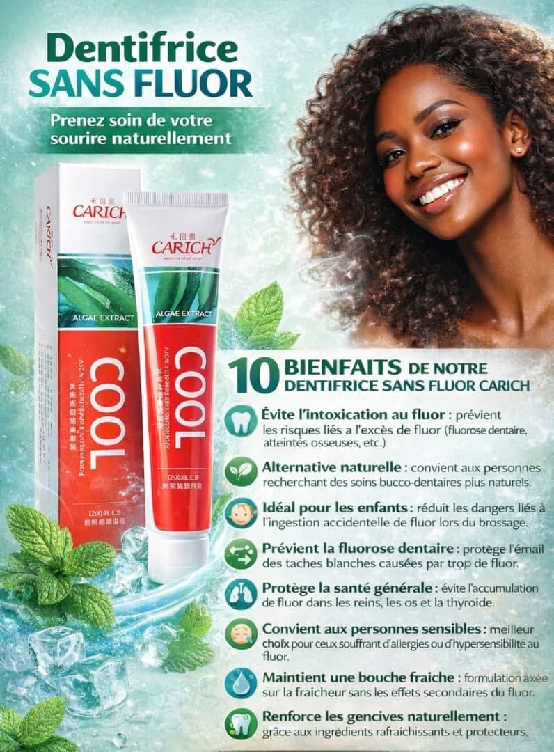 Pâte dentifrice sans Fluor aux algues marines japonaises — 1/1