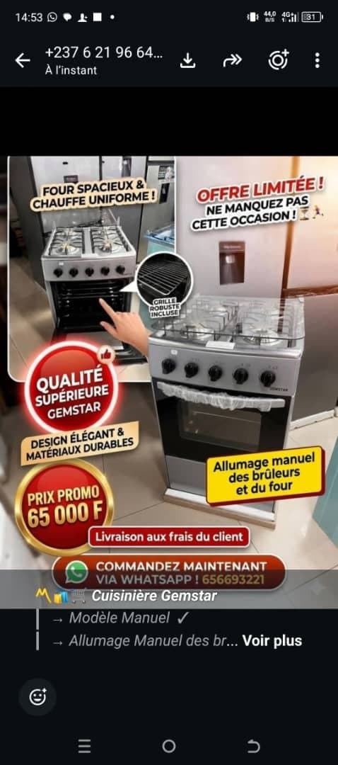Cuisinière Gemstar 50x50 — 1/2