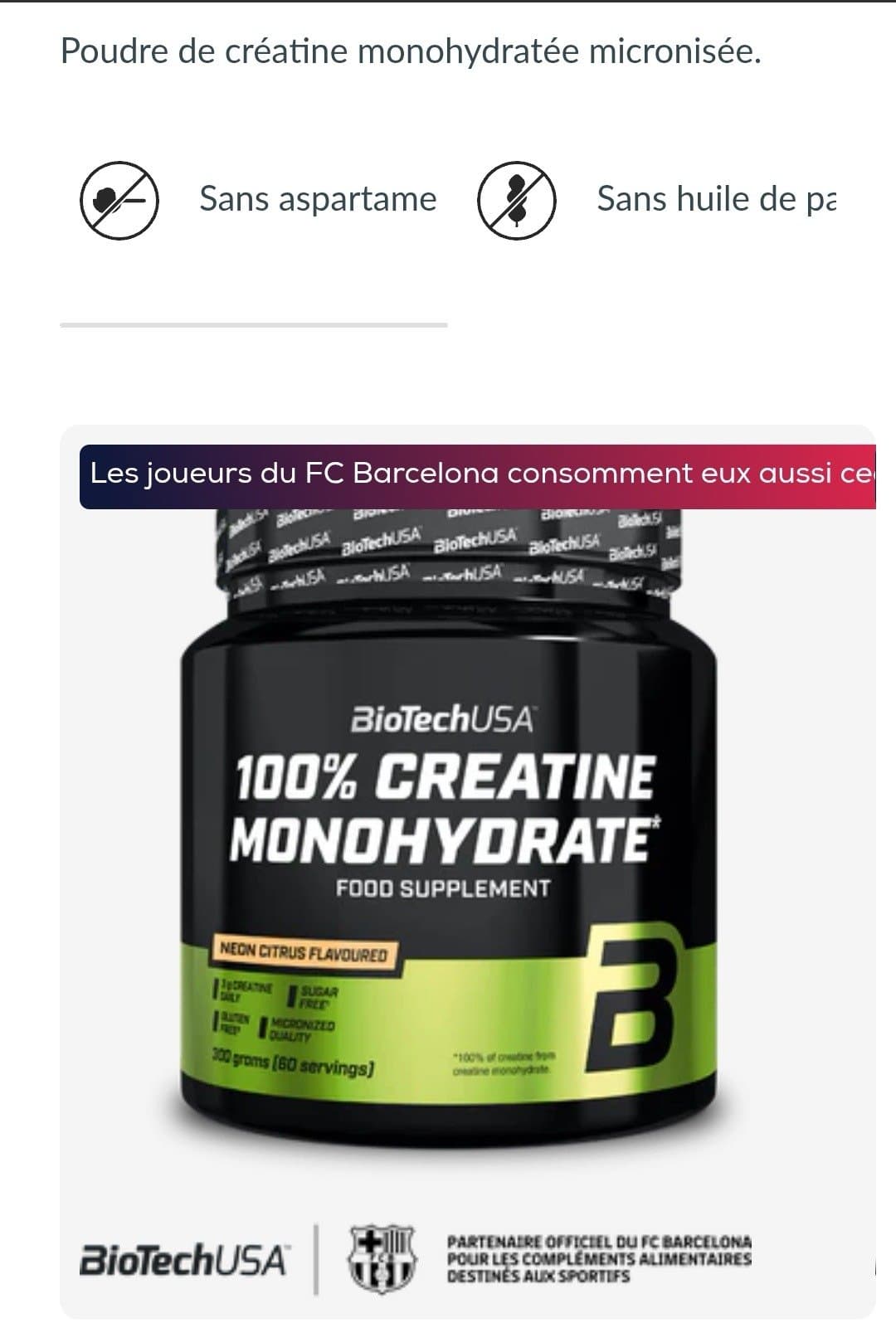 100% Créatine monohydrate Micronisé — 1/1